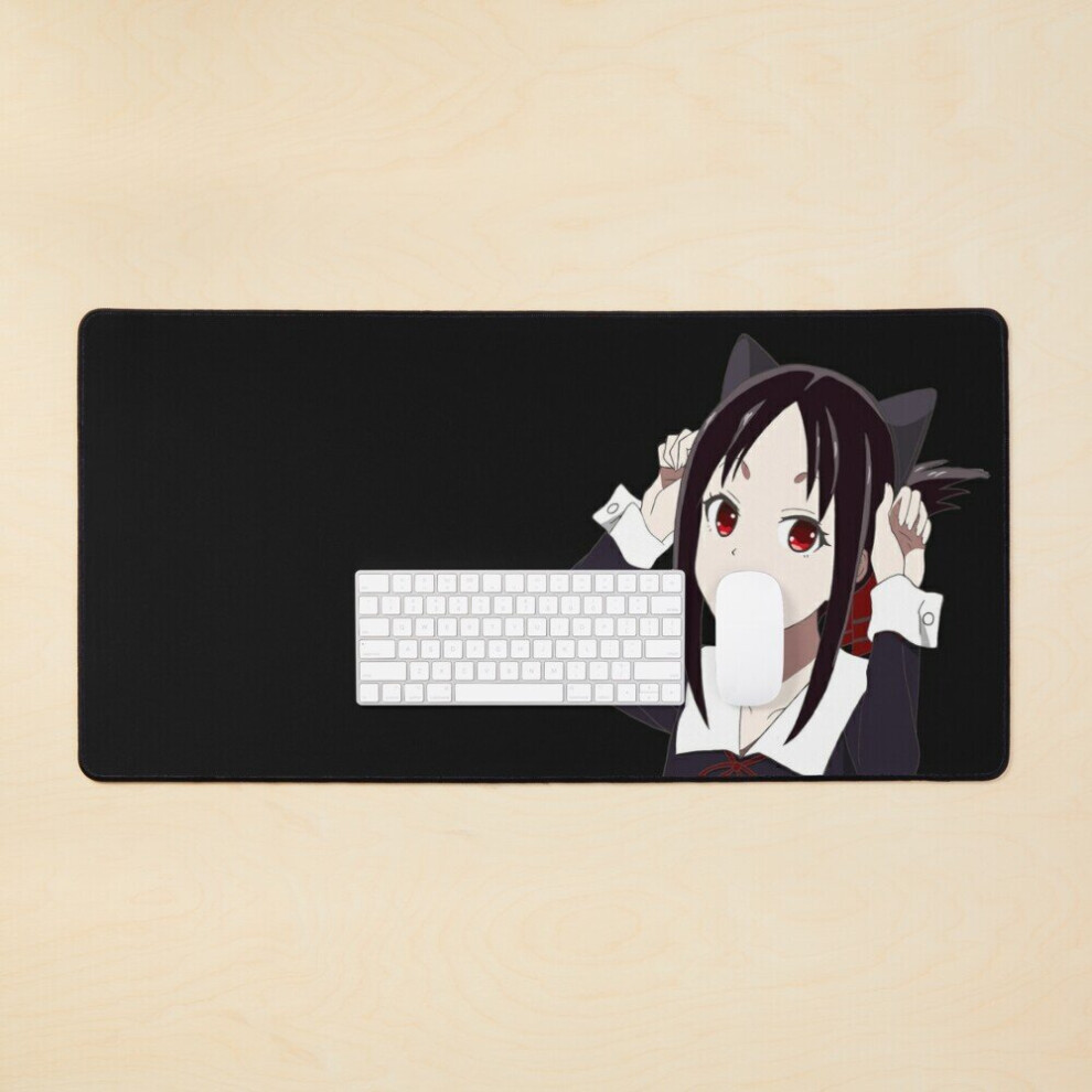 Desk Mat Kaguya-Sama: Love Is War Stikers 1 Large Gaming Mouse Pad 35X16 Inch 7802738358872
