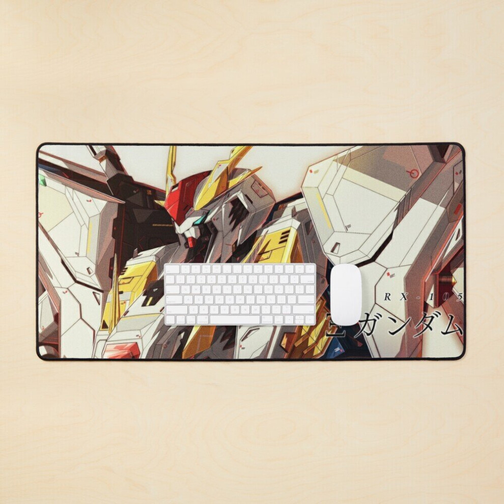 Desk Mat Xi Gundam Large Gaming Mouse Pad 35X16 Inch 7802738332094