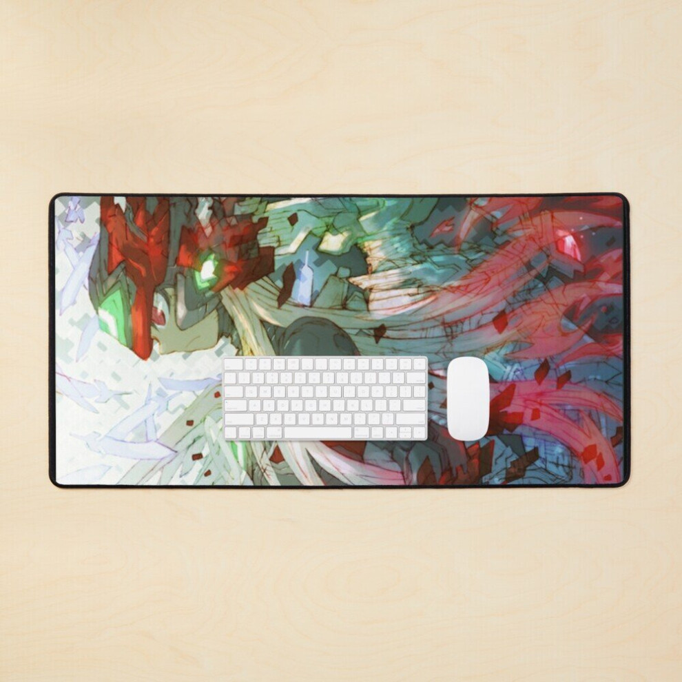 Desk Mat Mega Man Zero 4 Original Soundtrack Large Gaming Mouse Pad 35X16 Inch 7802738366747
