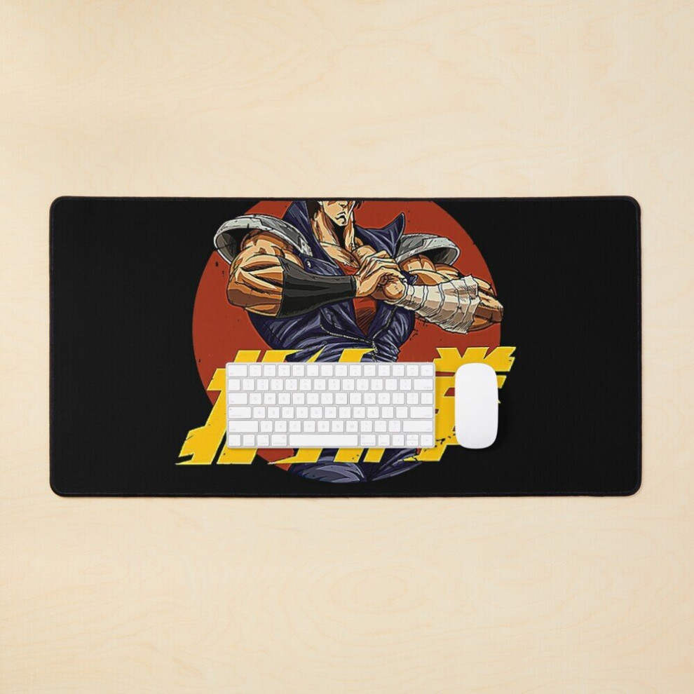 Desk Mat Fist Of The North Star.png Large Gaming Mouse Pad 35X16 Inch 7802738375183