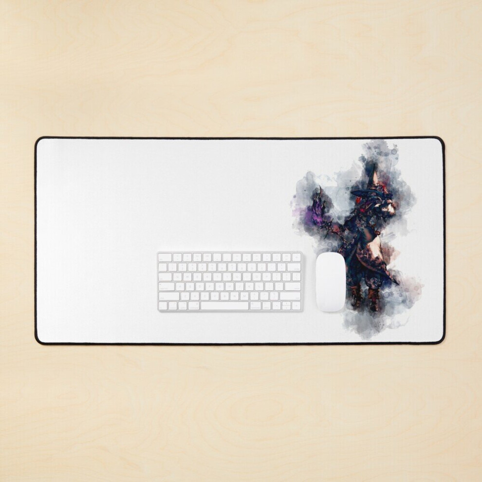 Desk Mat Mage - Final Fantasy Large Gaming Mouse Pad 35X16 Inch Black 7802738349795