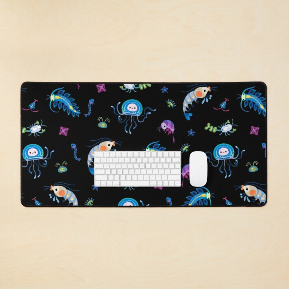Desk Mat Zooplankton Large Gaming Mouse Pad 35X16 Inch 7802738324600