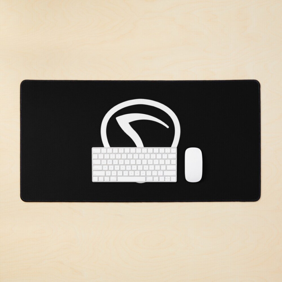 Desk Mat Reaper Logo Large Gaming Mouse Pad 35X16 Inch White 7802738372731