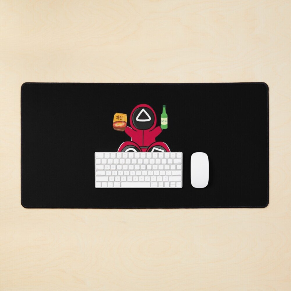 Desk Mat Chips And Soju Celebration Winners Large Gaming Mouse Pad 35X16 Inch 7802738353884