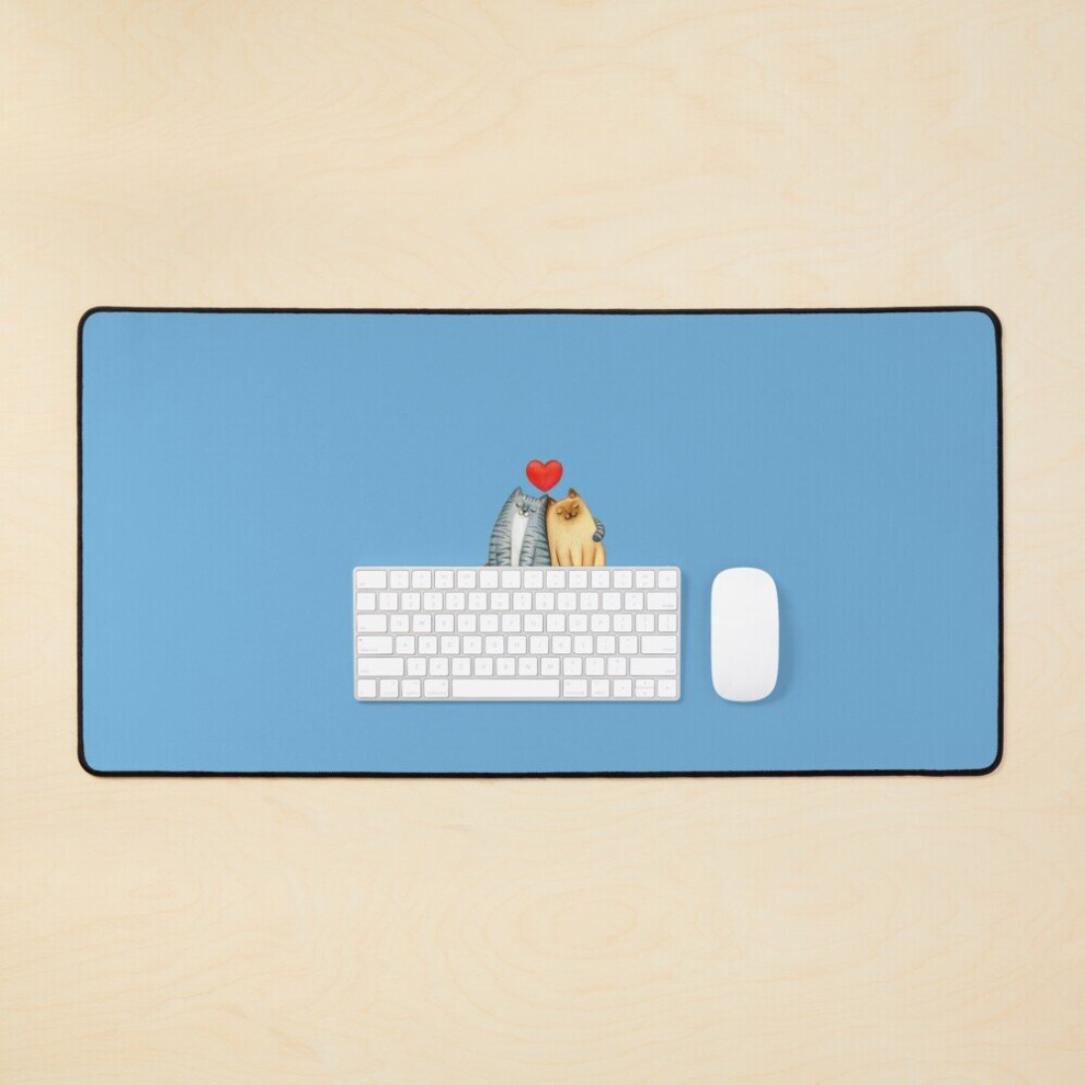 Desk Mat Jorts The Cat Large Gaming Mouse Pad 35X16 Inch 7802738408638