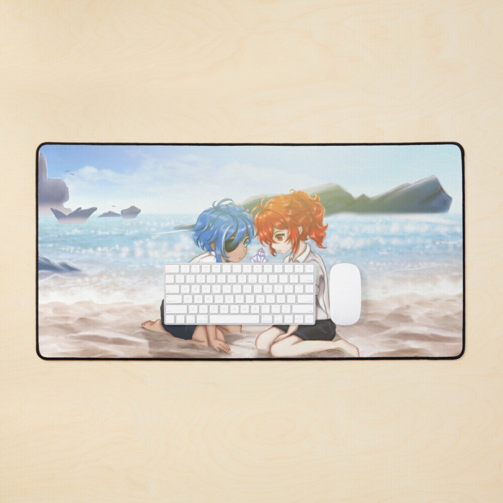 Desk Mat Kaeya And Diluc As Kids - Genshin Impact Large Gaming Mouse Pad 35X16 Inch 7802738357158