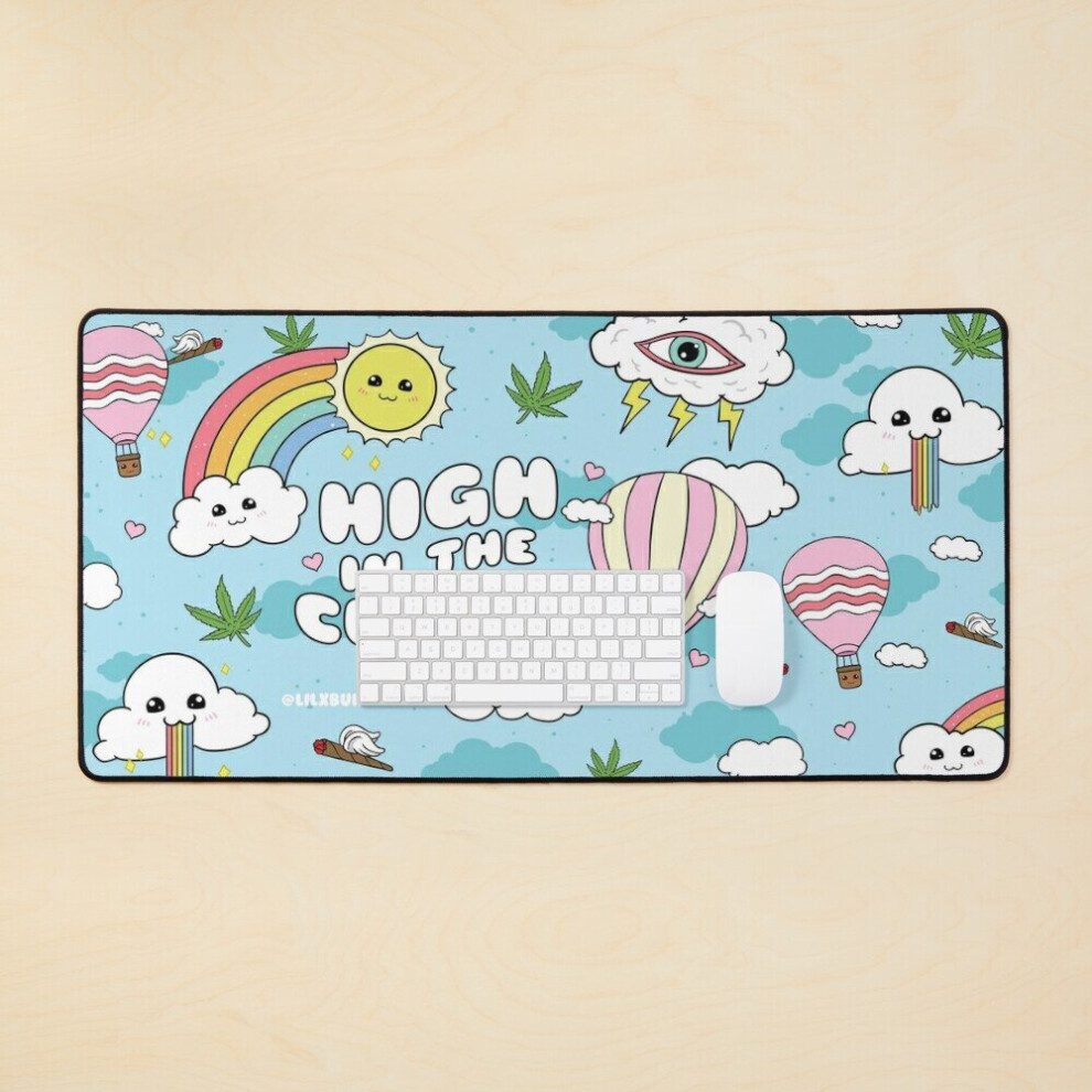 Desk Mat High In The Clouds - Lilxbun Large Gaming Mouse Pad 35X16 Inch 7802738360844