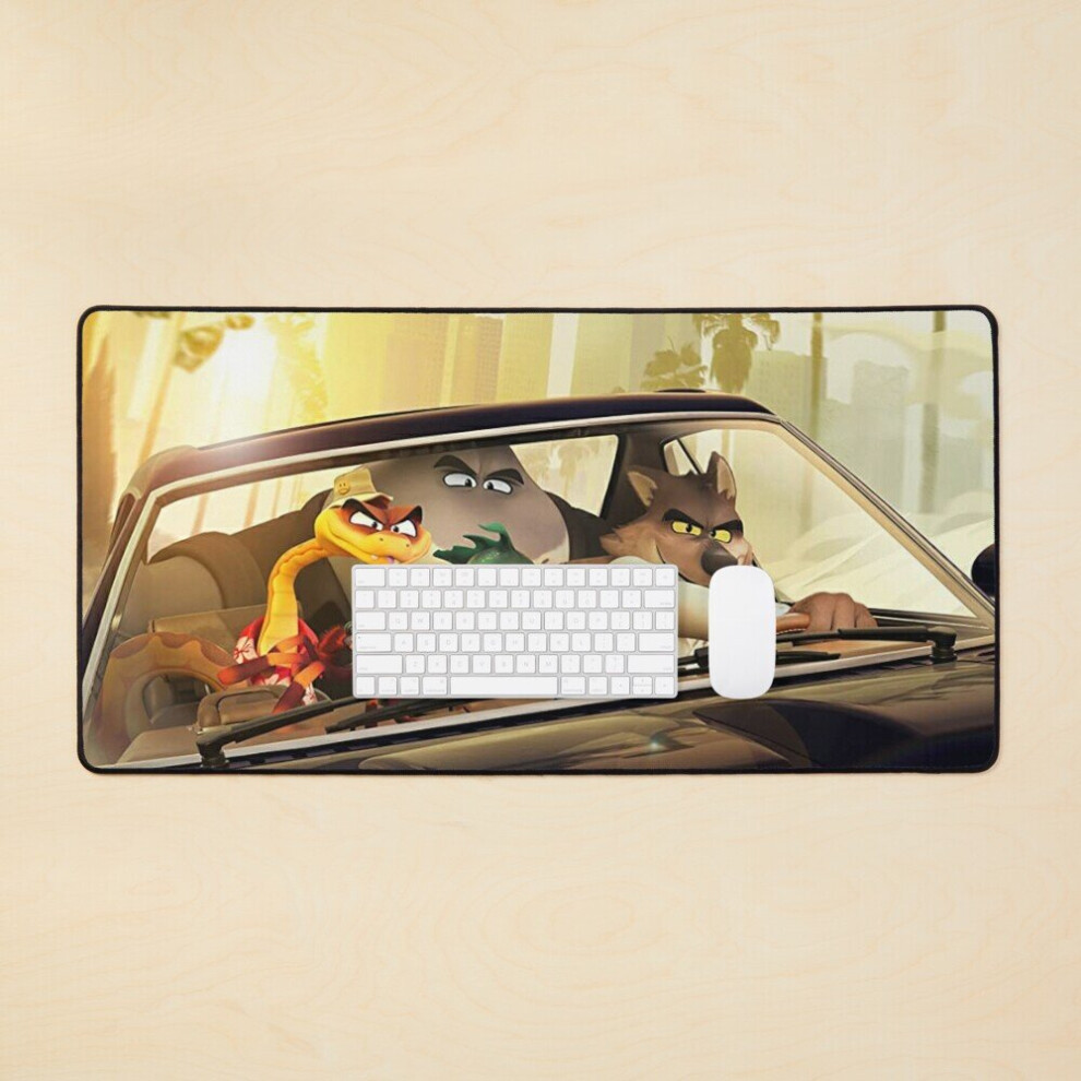 Desk Mat The Bad Guys (2022) Large Gaming Mouse Pad 35X16 Inch 7802738341911