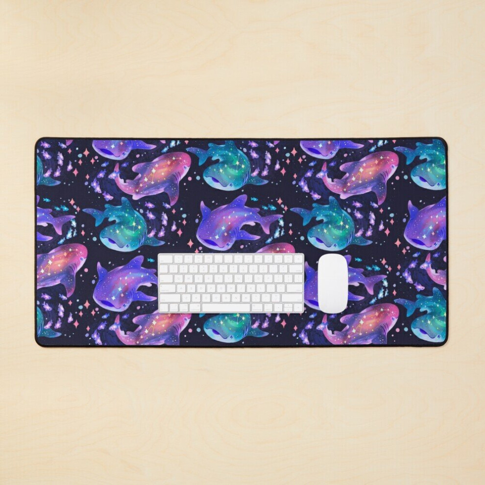 Desk Mat Cosmic Whale Shark Large Gaming Mouse Pad 35X16 Inch 7802738313109