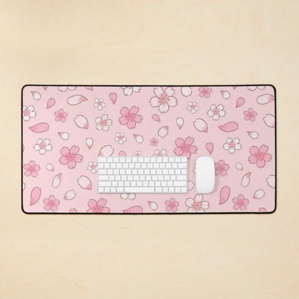 Desk Mat Sakura Cherry Blossom Large Gaming Mouse Pad 35X16 Inch 7802738345483