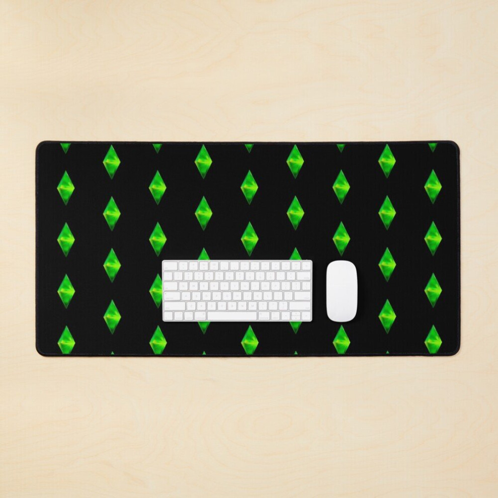 Desk Mat Plumbob Large Gaming Mouse Pad 35X16 Inch 7802738355642