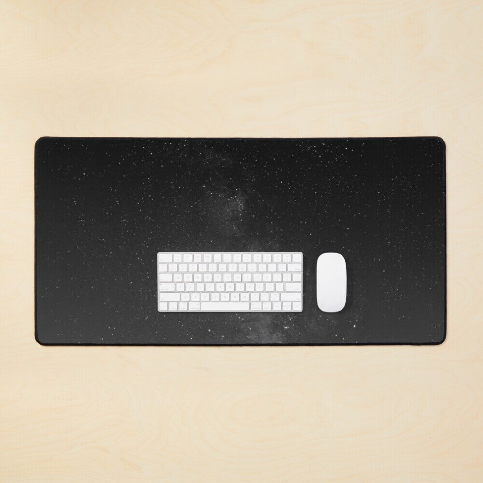 Desk Mat Starry Night Fade By Koramo Large Gaming Mouse Pad 35X16 Inch Black 7802738365214