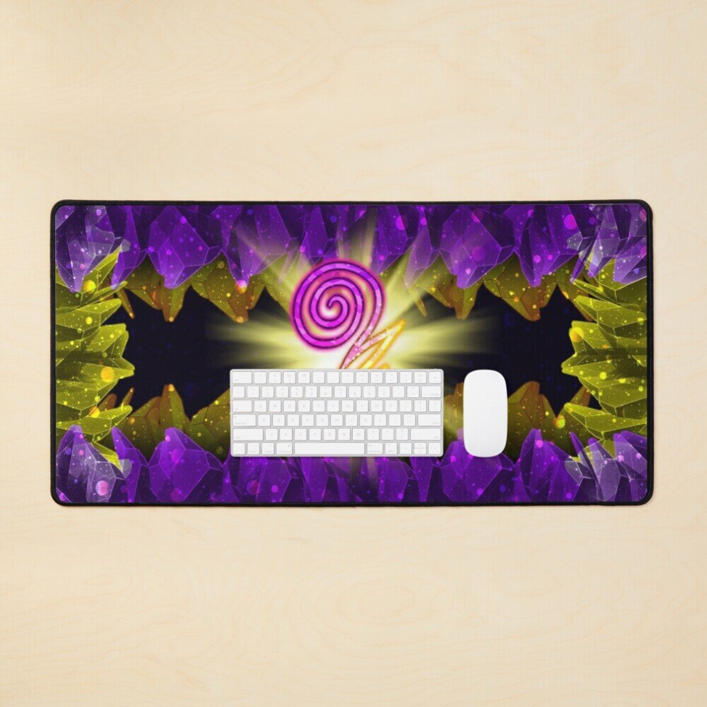 Desk Mat Wizard101 - Storm Cast Symbol Large Gaming Mouse Pad 35X16 Inch 7802738375442