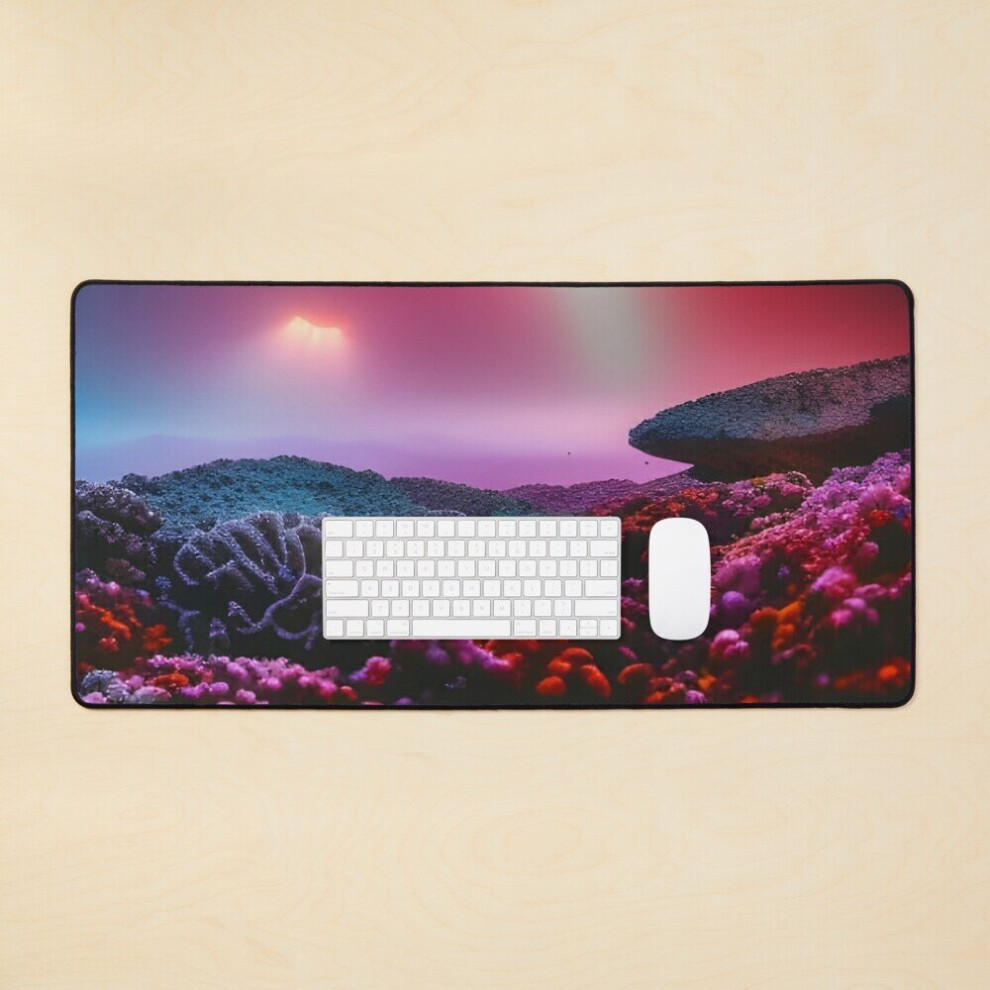 Desk Mat Oceanic Apocalypse Large Gaming Mouse Pad 35X16 Inch 7802738352771