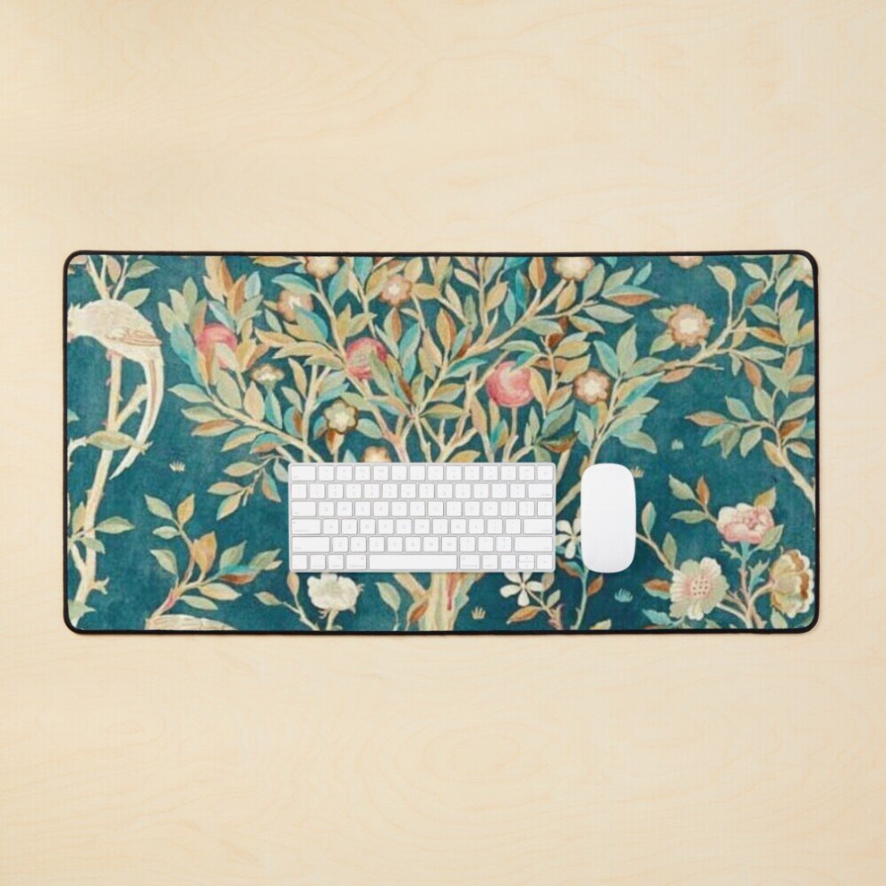 Desk Mat William Morris Clasic Large Gaming Mouse Pad 35X16 Inch 7802738389340