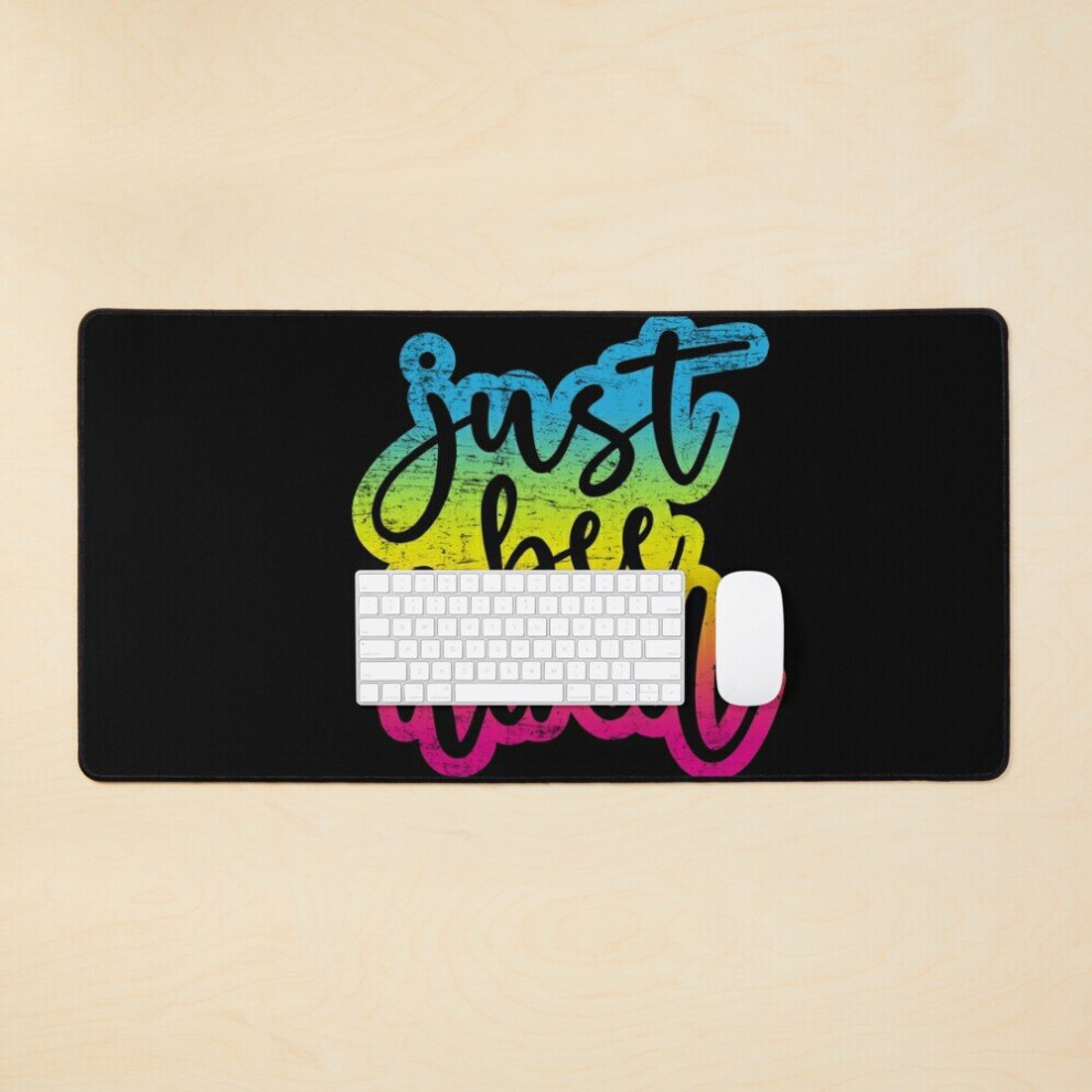Desk Mat Just Bee Kind - A Vibe Large Gaming Mouse Pad 35X16 Inch 7802738372953