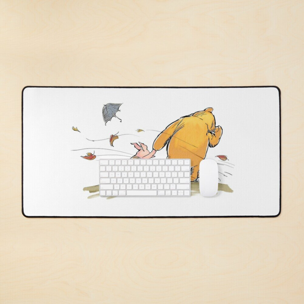 Desk Mat Classic Winnie The Pooh - Pooh And Piglet Large Gaming Mouse Pad 35X16 Inch 7802738360066