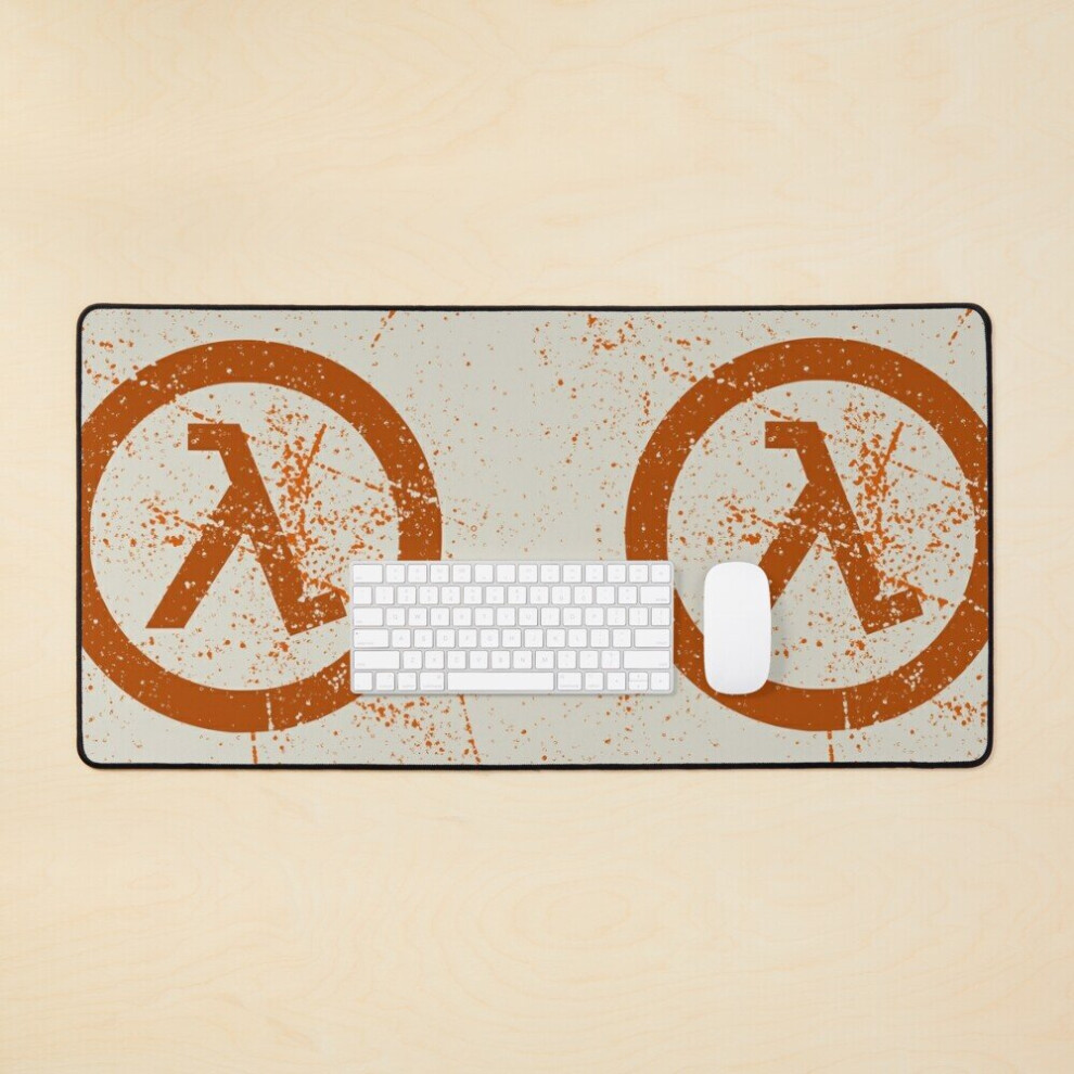 Desk Mat Half Life Vintage Large Gaming Mouse Pad 35X16 Inch 7802738375145