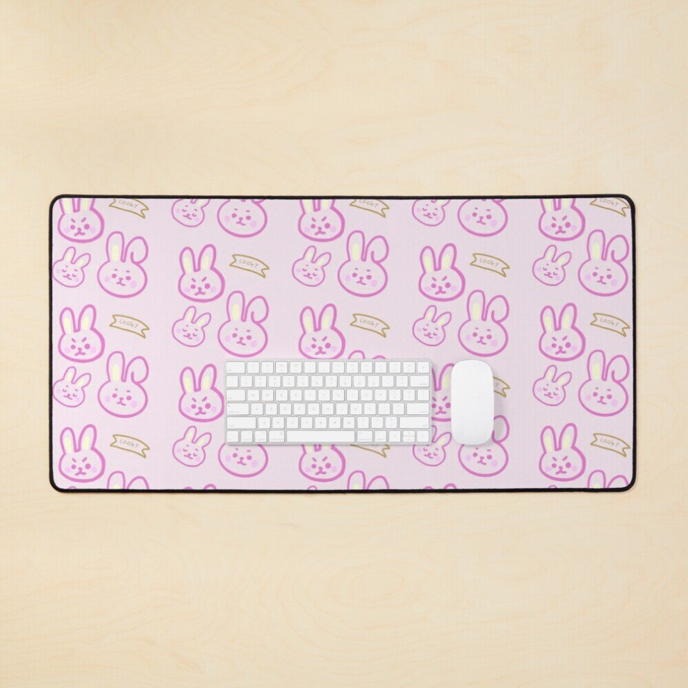 Desk Mat Bt21 Cooky Jungkook Bts Large Gaming Mouse Pad 35X16 Inch 7802738340884