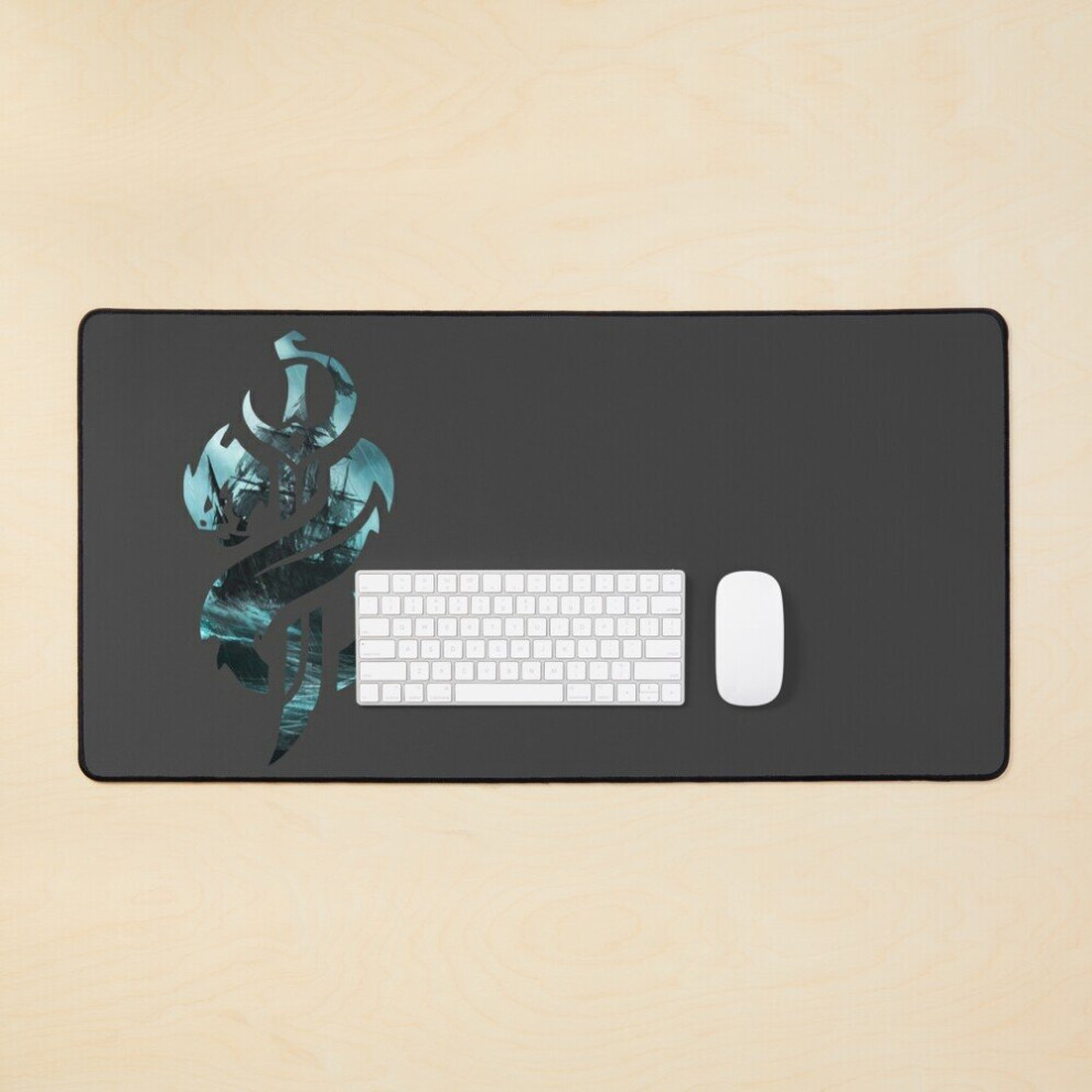 Desk Mat Dead Man's Ship Bilgewater Crest Large Gaming Mouse Pad 35X16 Inch 7802738342338