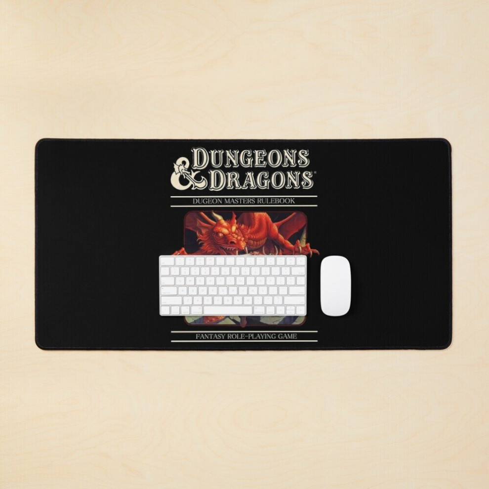 Desk Mat Dungeons Dragons 1974 Large Gaming Mouse Pad 35X16 Inch 7802738332087