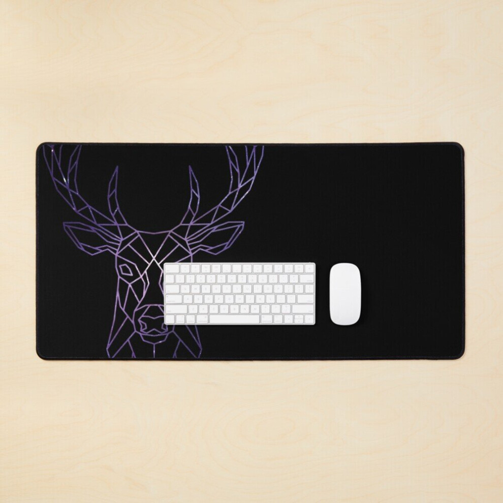 Desk Mat Cosmic Deer Large Gaming Mouse Pad 35X16 Inch 7802738383256