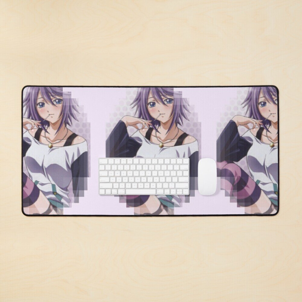 Desk Mat Rosario Vampire Mizore Shirayuki Large Gaming Mouse Pad 35X16 Inch 7802738340655