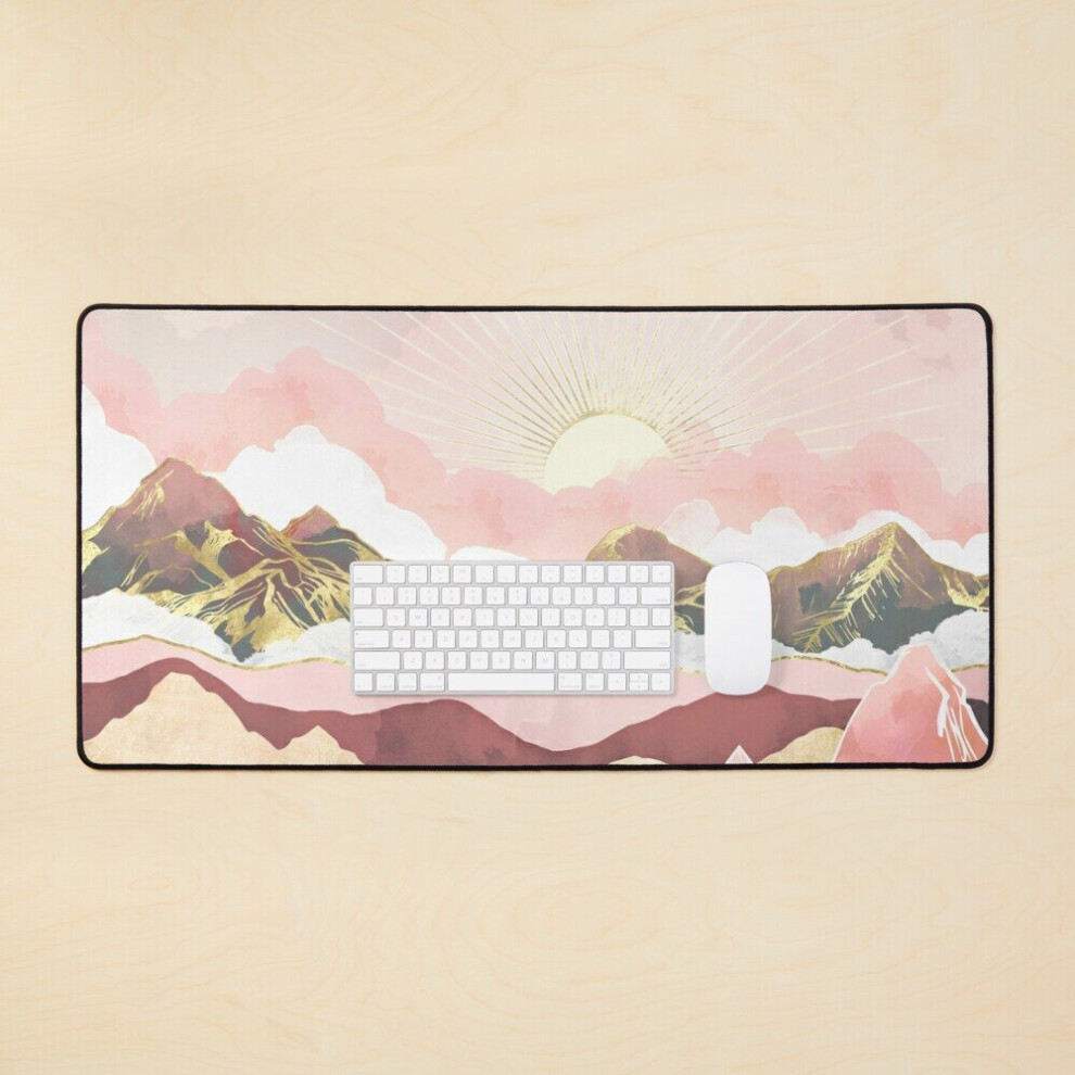 Desk Mat Summer Sunrise Large Gaming Mouse Pad 35X16 Inch 7802738317015
