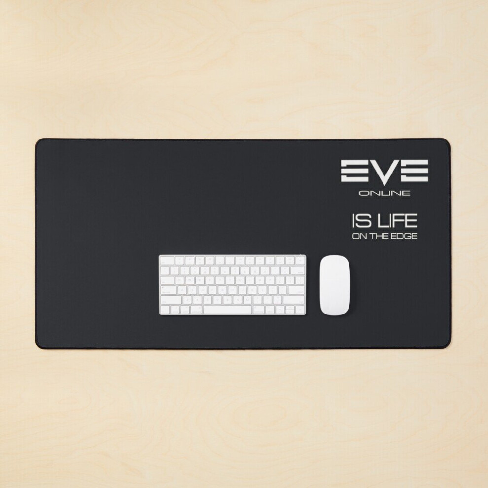 Desk Mat Eve Online Is Life Large Gaming Mouse Pad 35X16 Inch 7802738394429