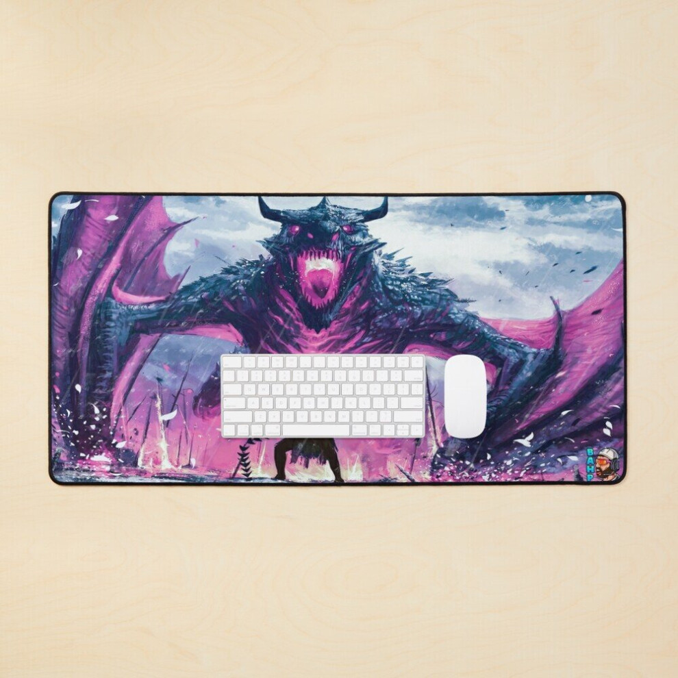 Desk Mat Chad Vs Vorkath Large Gaming Mouse Pad 35X16 Inch 7802738313925