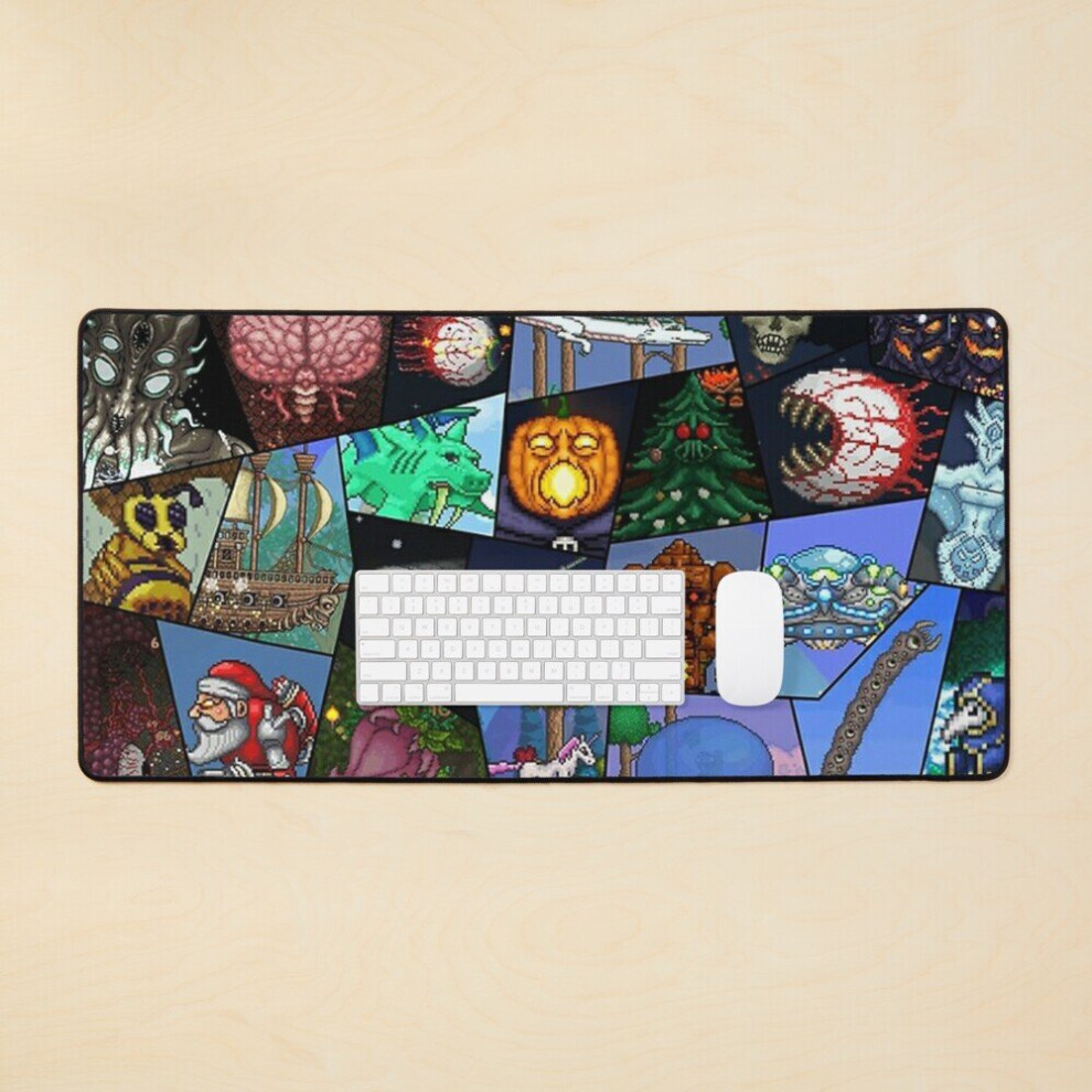 Desk Mat Terraria - Indie Game Large Gaming Mouse Pad 35X16 Inch 7802738329643