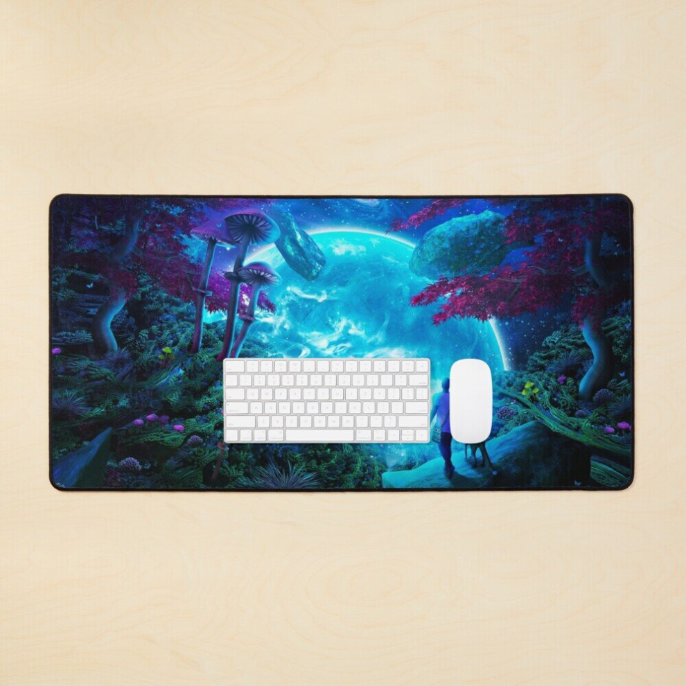 Desk Mat Lost Sky Large Gaming Mouse Pad 35X16 Inch 7802738312232