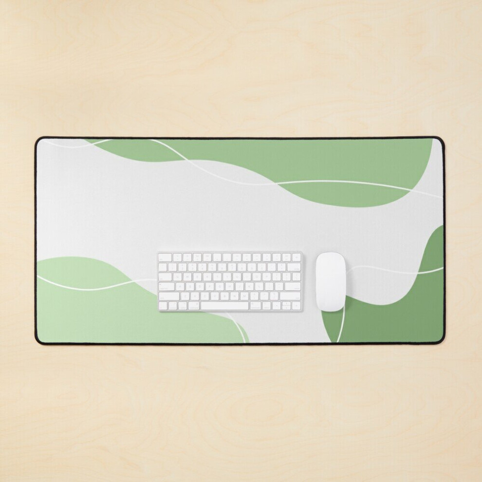 Desk Mat Cute Aesthetic Items Large Gaming Mouse Pad 35X16 Inch Green 7802738365078