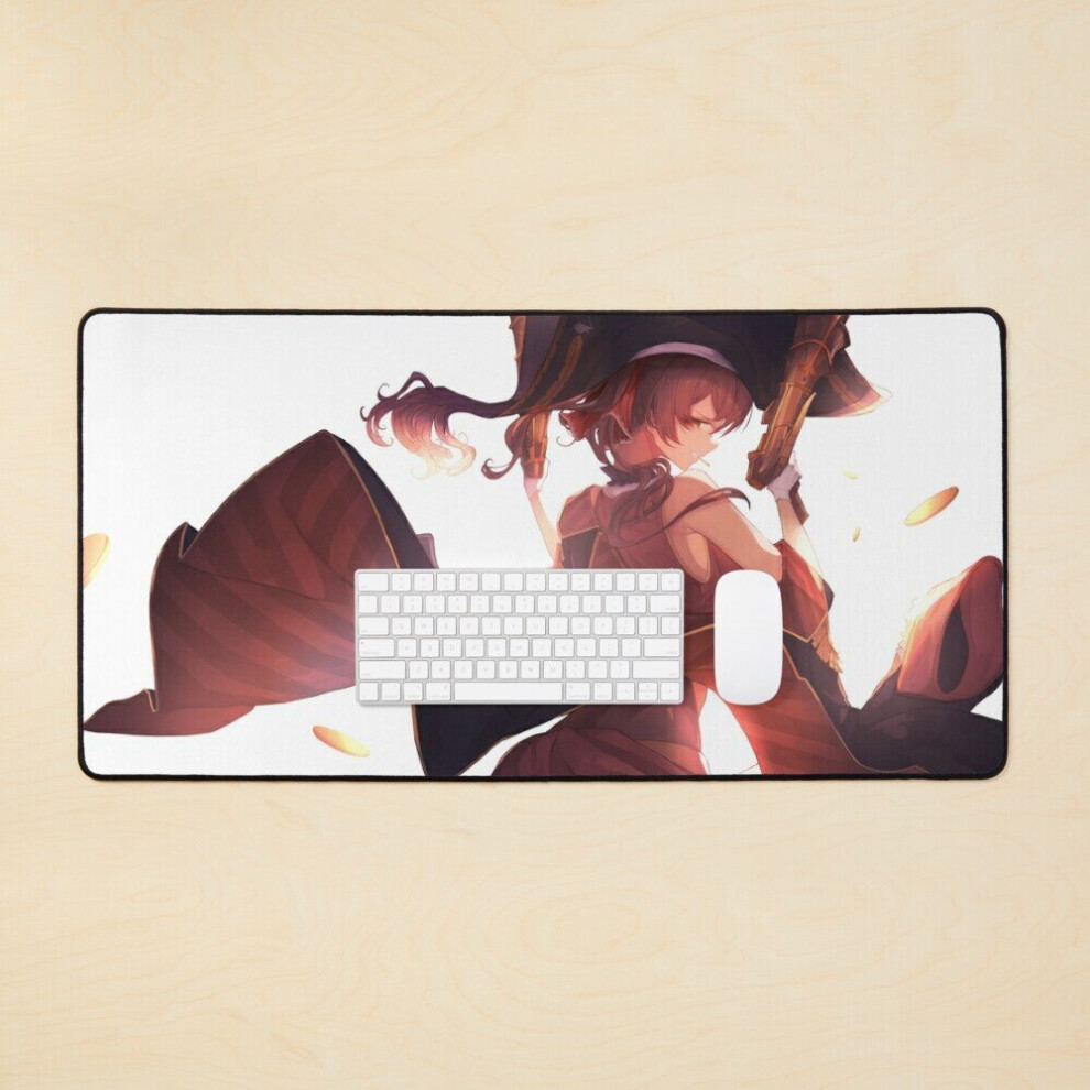 Desk Mat Houshou Marine - Hololive Large Gaming Mouse Pad 35X16 Inch 7802738363333
