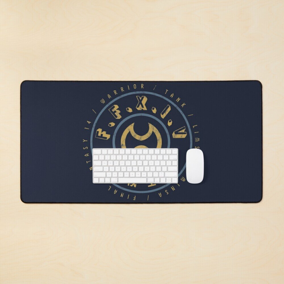 Desk Mat Final Fantasy Xiv Warrior Large Gaming Mouse Pad 35X16 Inch 7802738397895