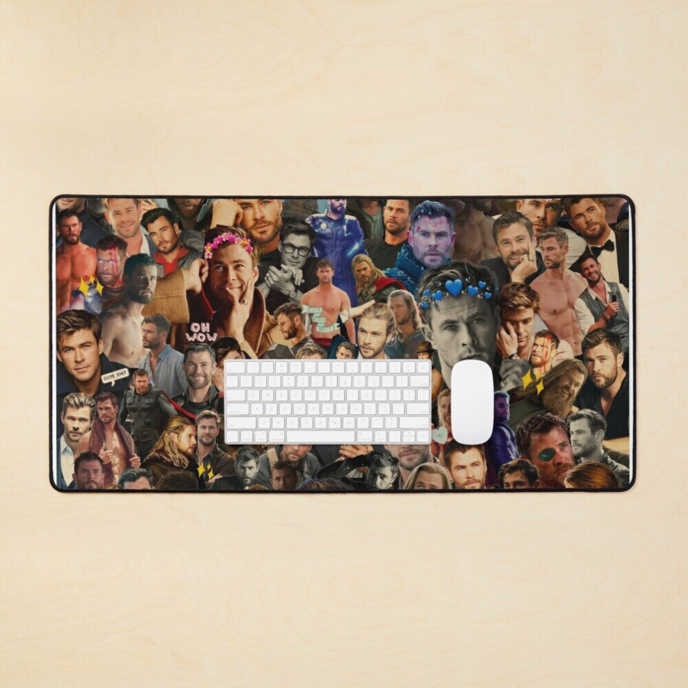 Desk Mat Hemsworth Large Gaming Mouse Pad 35X16 Inch 7802738407341