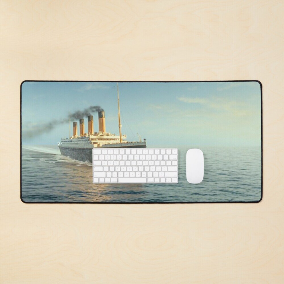 Desk Mat The Rms Titanic Large Gaming Mouse Pad 35X16 Inch 7802738334777