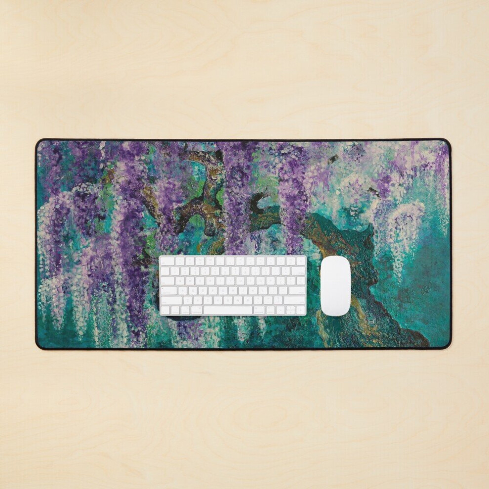 Desk Mat Bloom Time Large Gaming Mouse Pad 35X16 Inch 7802738324655