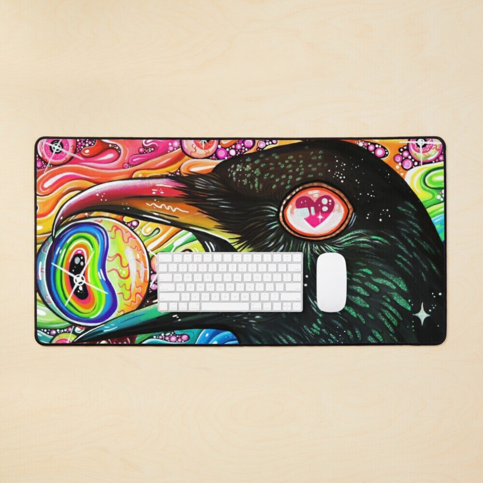 Desk Mat Glittercrow Large Gaming Mouse Pad 35X16 Inch 7802738368512