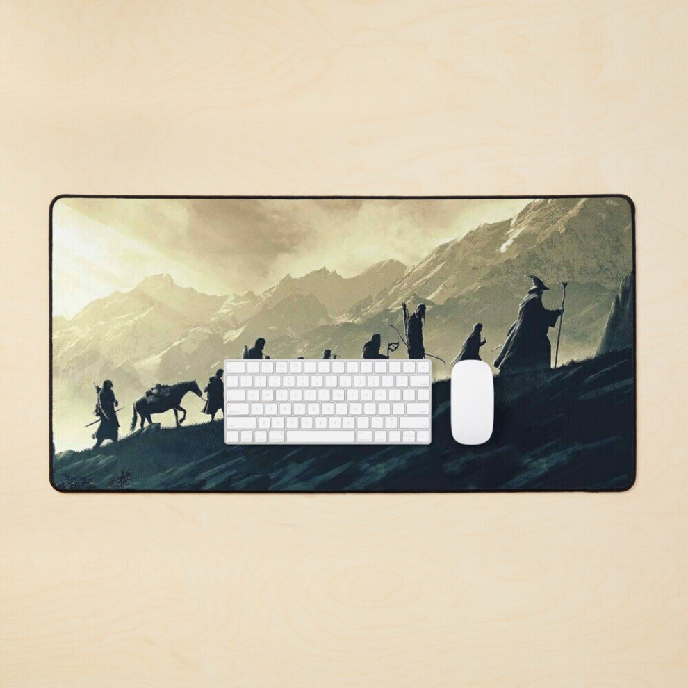 Desk Mat Long Journey Ahead Large Gaming Mouse Pad 35X16 Inch 7802738314670