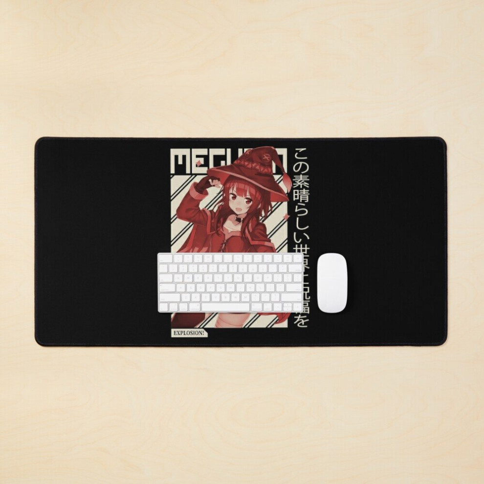 Desk Mat Megumin [Konosuba] Large Gaming Mouse Pad 35X16 Inch 7802738324662