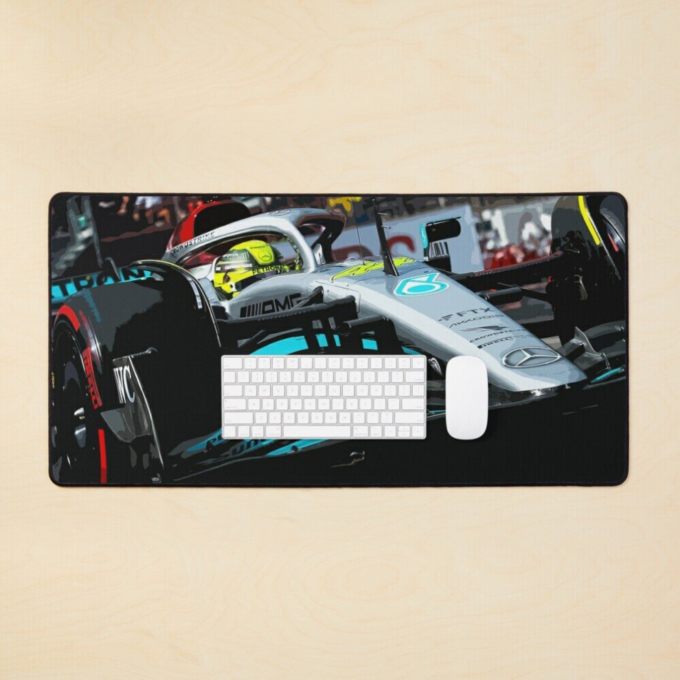 Desk Mat Lewis Hamilton 2022 Large Gaming Mouse Pad 35X16 Inch 7802738317237