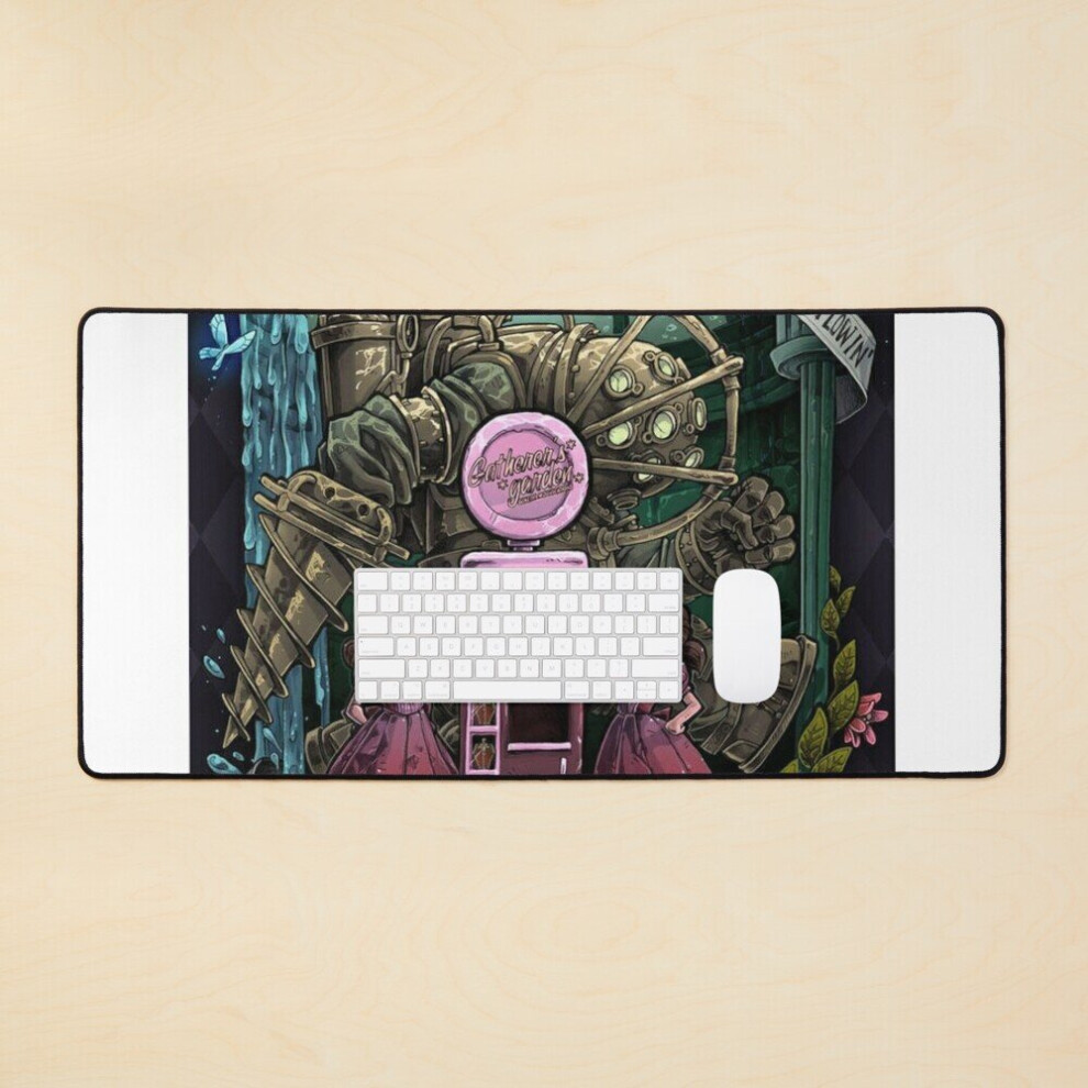 Desk Mat Bioshock In The Garden We Are Grown Large Gaming Mouse Pad 35X16 Inch 7802738382587