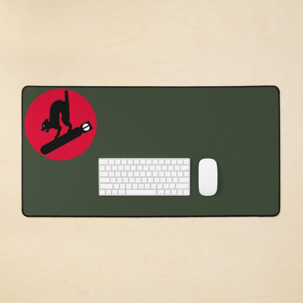 Desk Mat 413Th Bomb Squadron Emblem Large Gaming Mouse Pad 35X16 Inch 7802738368376