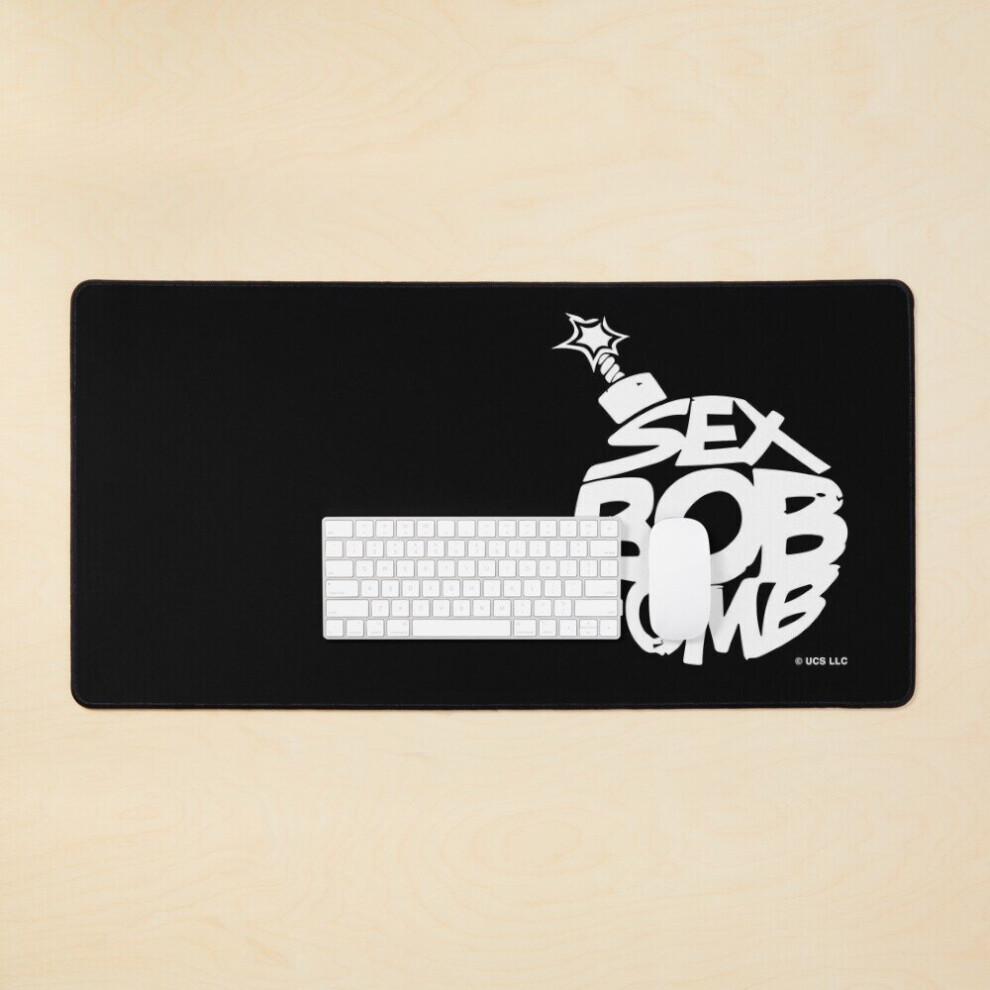 Desk Mat Scott Pilgrim - Sex Bob-Omb Large Gaming Mouse Pad 35X16 Inch 7802738408867