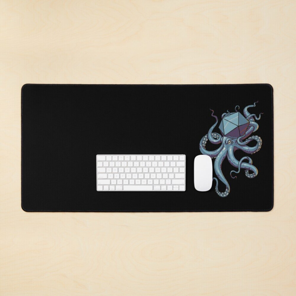 Desk Mat D20 Octopus Large Gaming Mouse Pad 35X16 Inch 7802738355710
