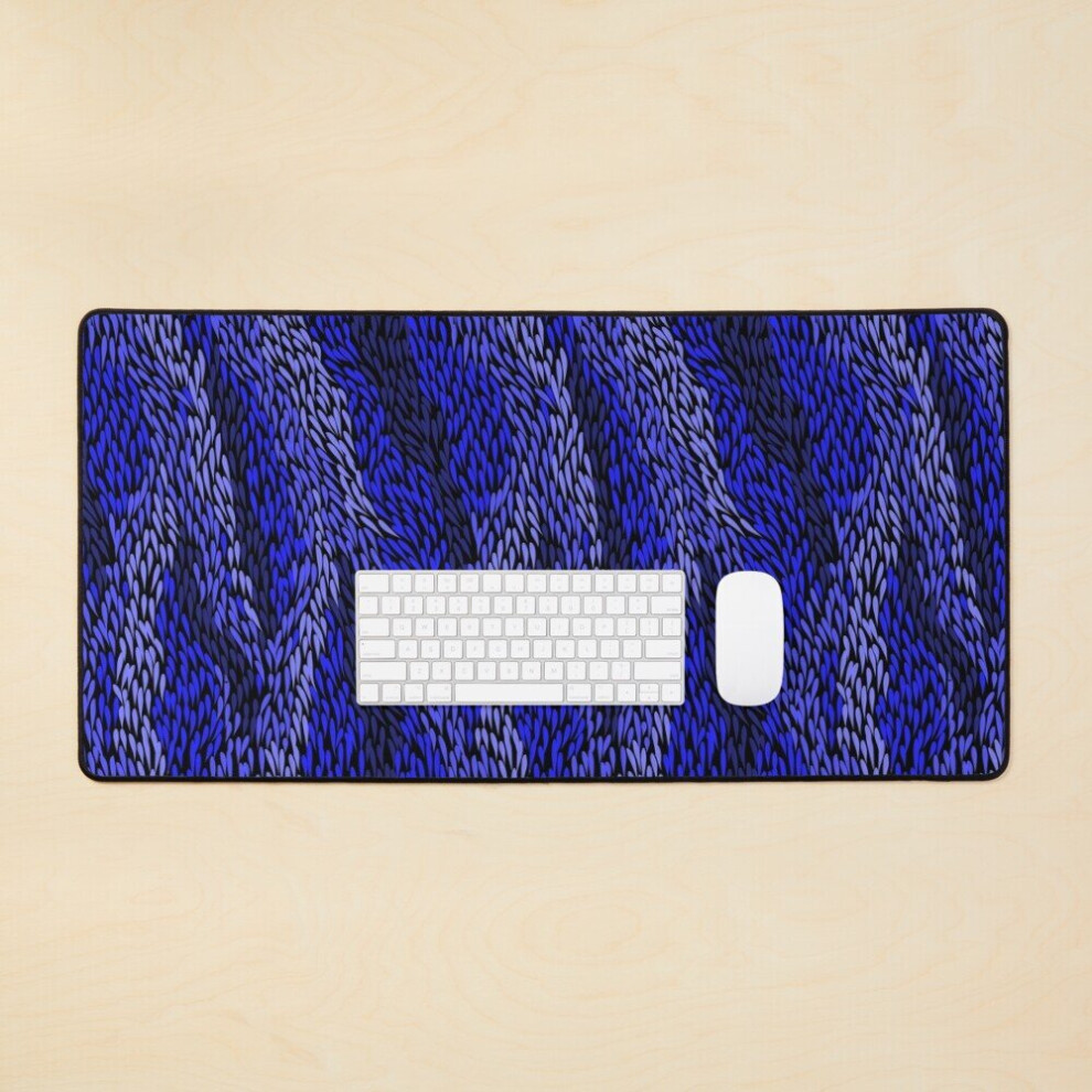 Desk Mat Authentic Aboriginal Art - Sea Grass Large Gaming Mouse Pad 35X16 Inch 7802738337839