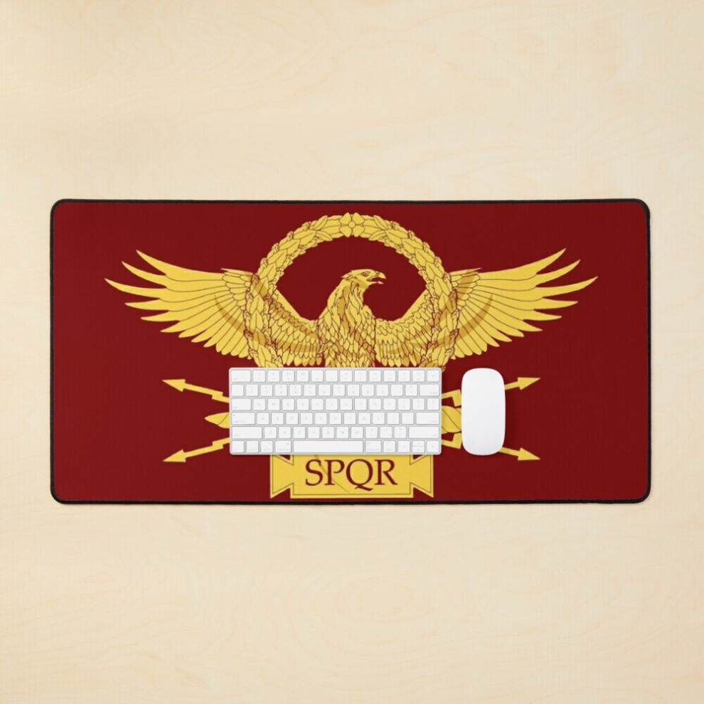 Desk Mat Rome Eagle Spqr Large Gaming Mouse Pad 35X16 Inch 7802738329674