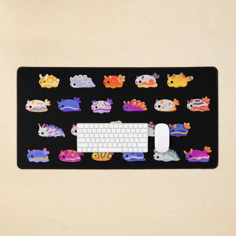 Desk Mat Sea Slug Day Large Gaming Mouse Pad 35X16 Inch 7802738368567