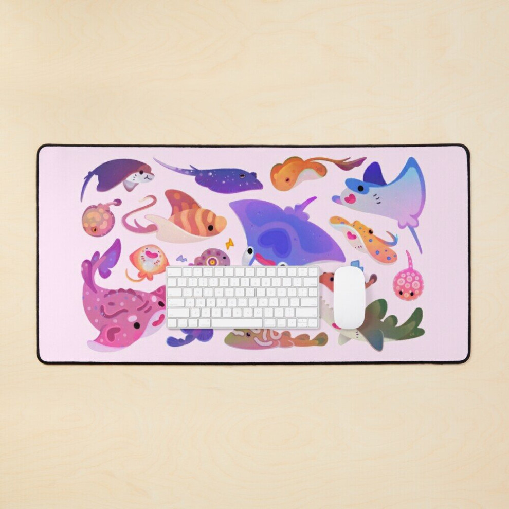 Desk Mat Ray Day 2 - Pastel Large Gaming Mouse Pad 35X16 Inch 7802738361940